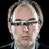 photo of Steve Mann wearing EyeTap Digital Eye Glass