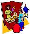 clipart of a tradeshow