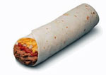 clip art image of a burrito