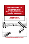 The Semantics of Incorporation cover