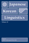 Japanese/Korean Linguistics, Vol. 20