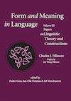 Form and Meaning in Language, Volume III