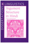 Argument Structure in Hindi cover
