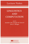 Linguistics and Computation cover