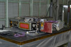The HMI instrument on a test bench at NASA's Goddard Space Flight Center.