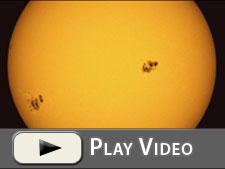 Movie showing the detected travel-time perturbations before the emergence of active region 10488 in the photosphere.
