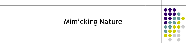 Mimicking Nature