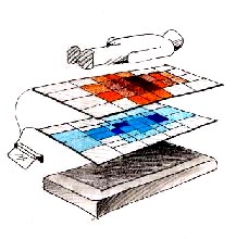 illustration of bed with sensory sheets