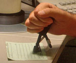 photo of paper handler tool