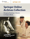 Springer Online Archives Collection