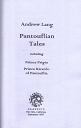 Pantouflian Tales : including Prince Prigio, Prince Ricardo of Pantouflia.