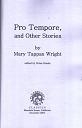 Pro Tempore, and Other Stories.