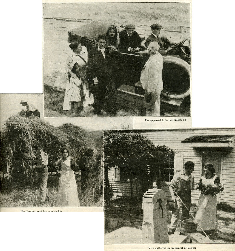 Scenes (supposedly) from the Alice Joyce film For Her Brother's Sake