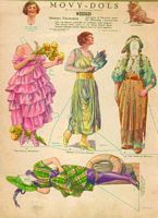 Norma Talmadge paper dolls from Photoplay, 1919