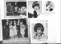 Scrapbook page with Norma and Constance talmadge.