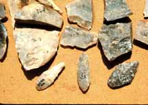 lithic tools and projectile points