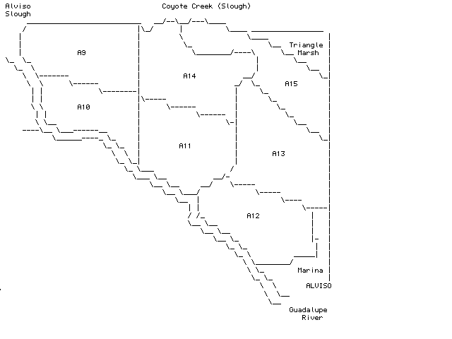 Alviso Salt Pond Map #2