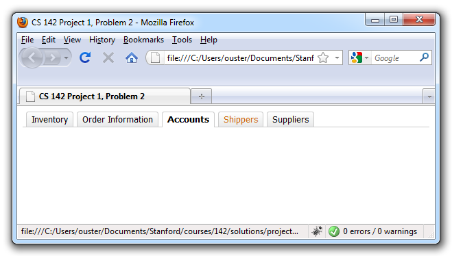 Windows screenshot for Problem 2