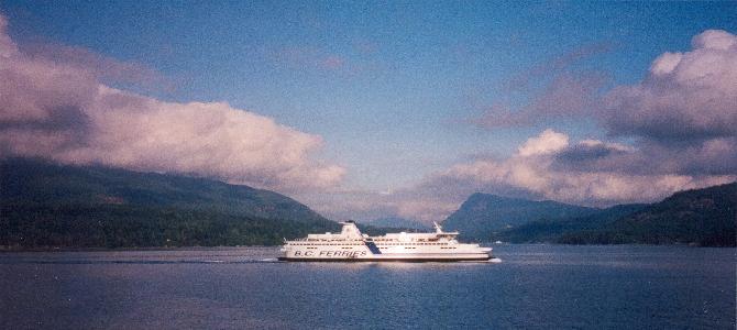 A Vancouver Island ferry