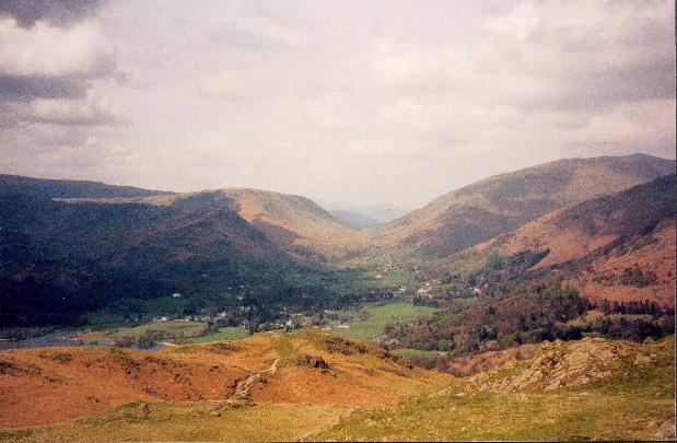 Dunmail Raise from Loughrigg Terrace