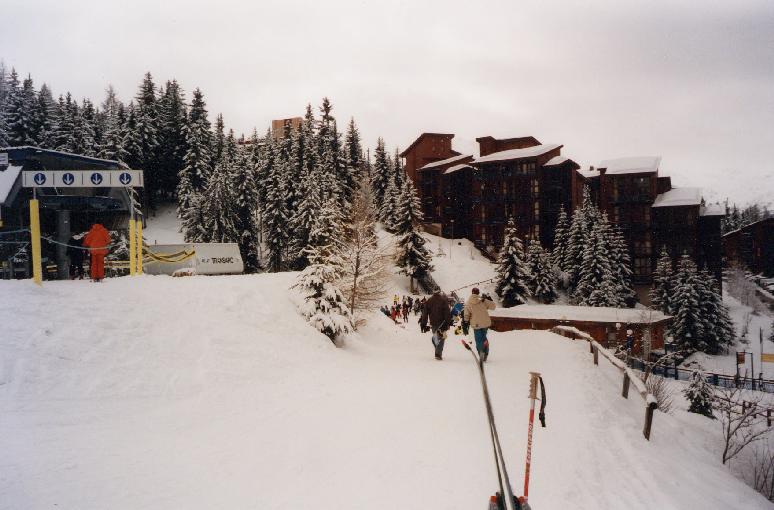 Base of ski-lift