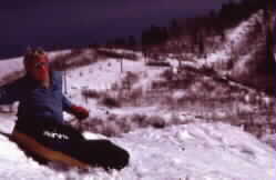 photo of Arroya Ski-sled in use