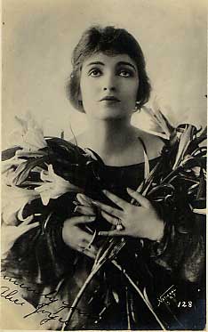 Alice Joyce with Flowers